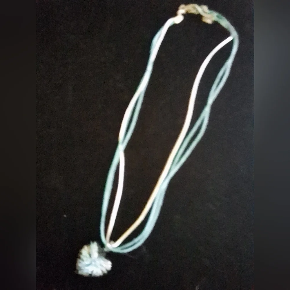 Art Glass Heart Necklace